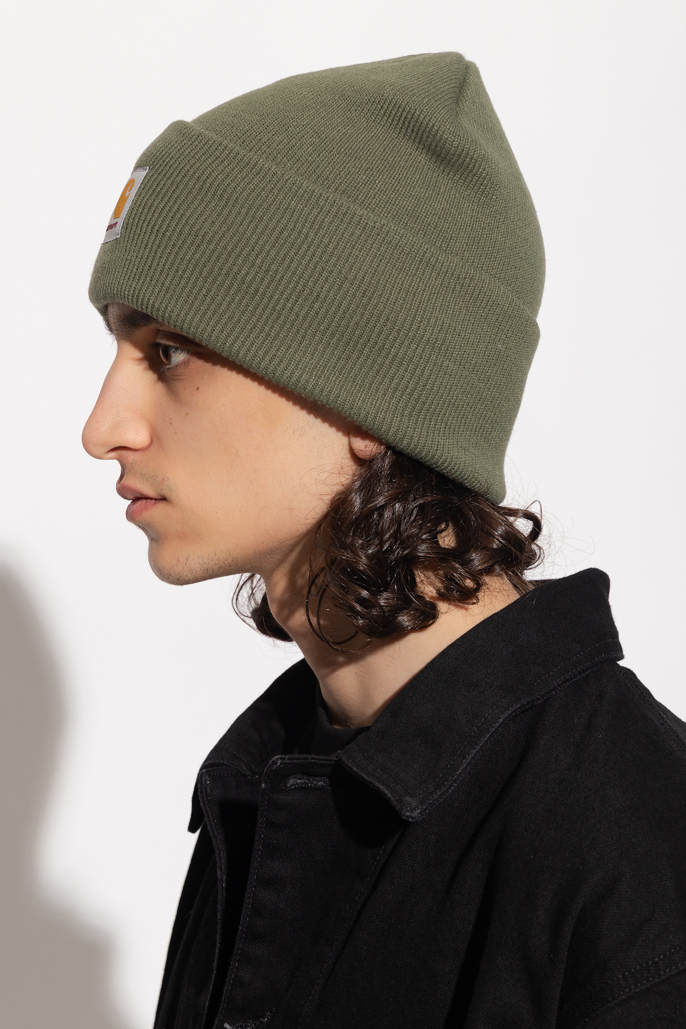 Carhartt olive sales green beanie